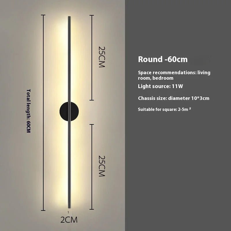 LED Wall Sconce with Linear Design