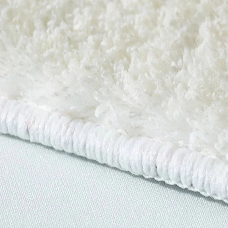 Leopard Plush Rug - Animal Print Carpet