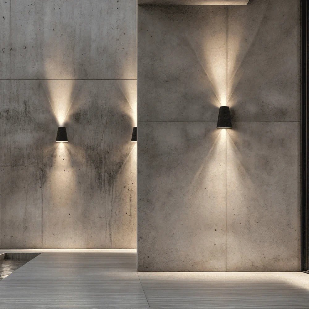 Luciena Outdoor Solar Wall Light Up and Down