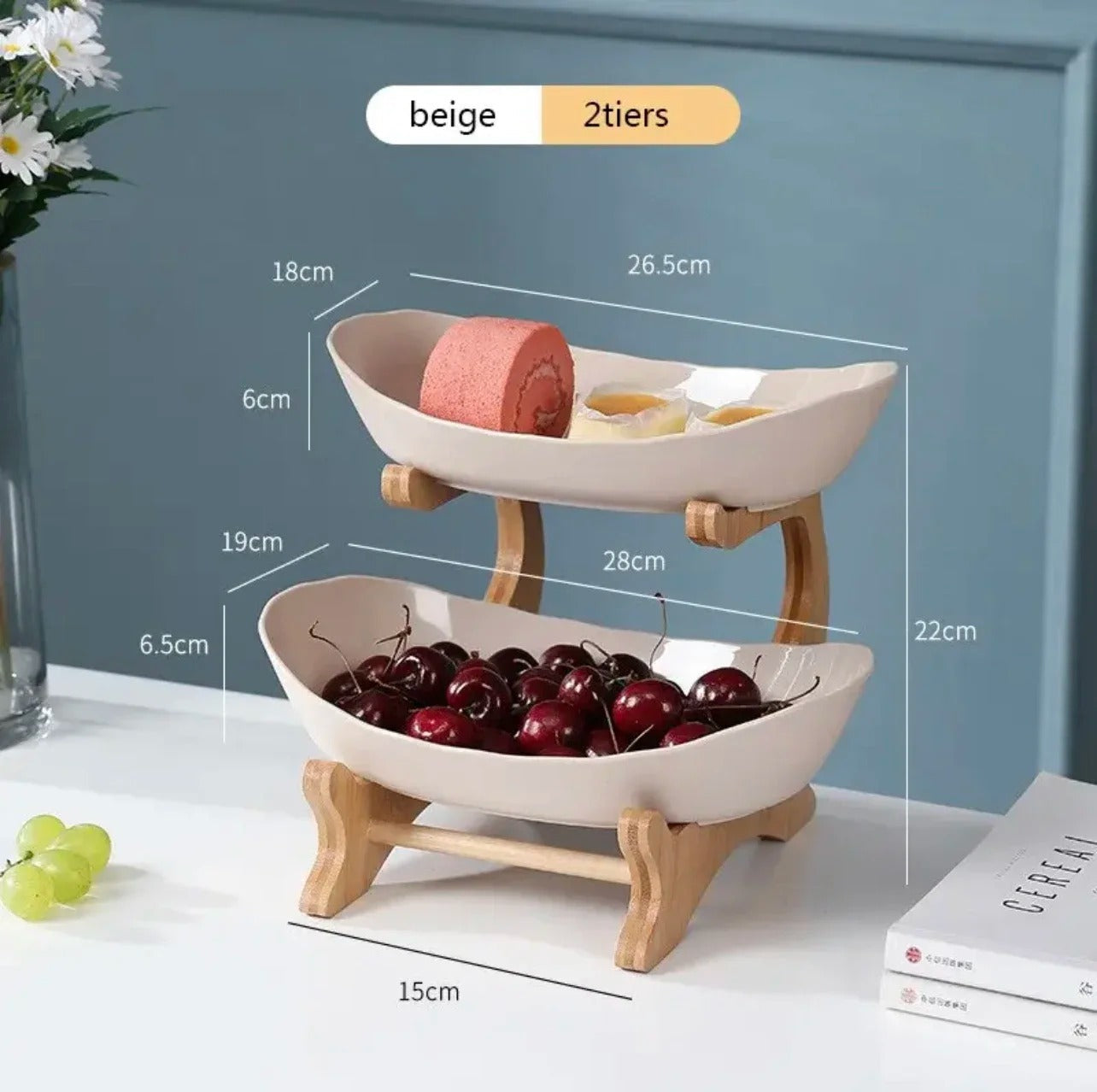 Modern Bamboo Fruit Basket