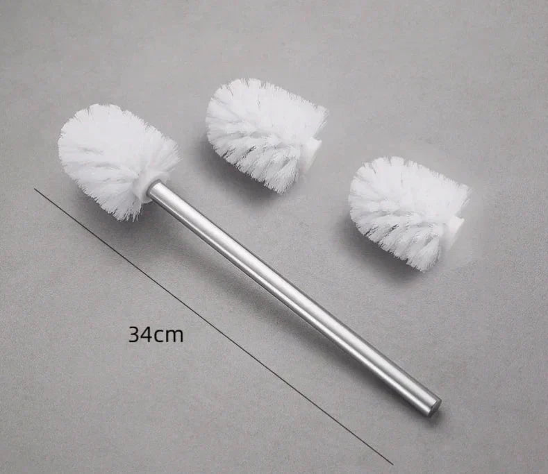 Marble Toilet Brush and Holder