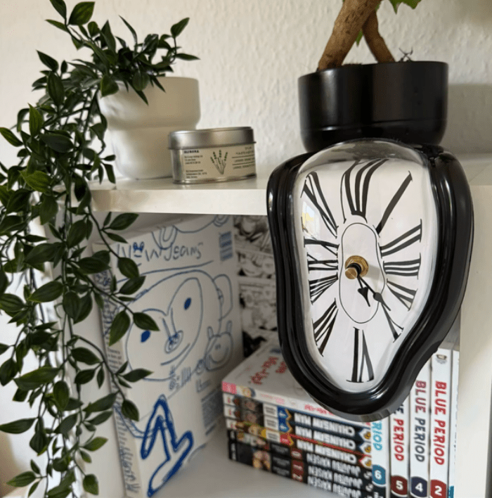 Melting Clock Surrealism Style Decor