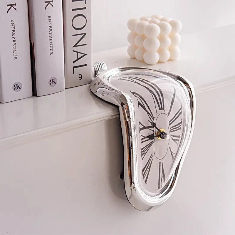 Melting Clock Surrealism Style Decor