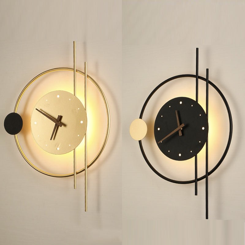 Metal Frame Wall Clock
