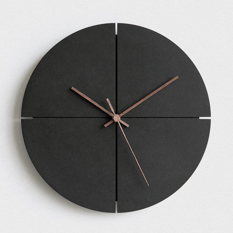 Minimalist Black Wall Clock