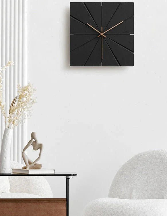 Minimalist Black Wall Clock