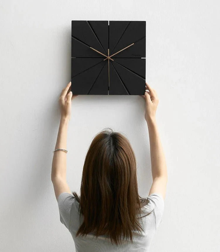 Minimalist Black Wall Clock