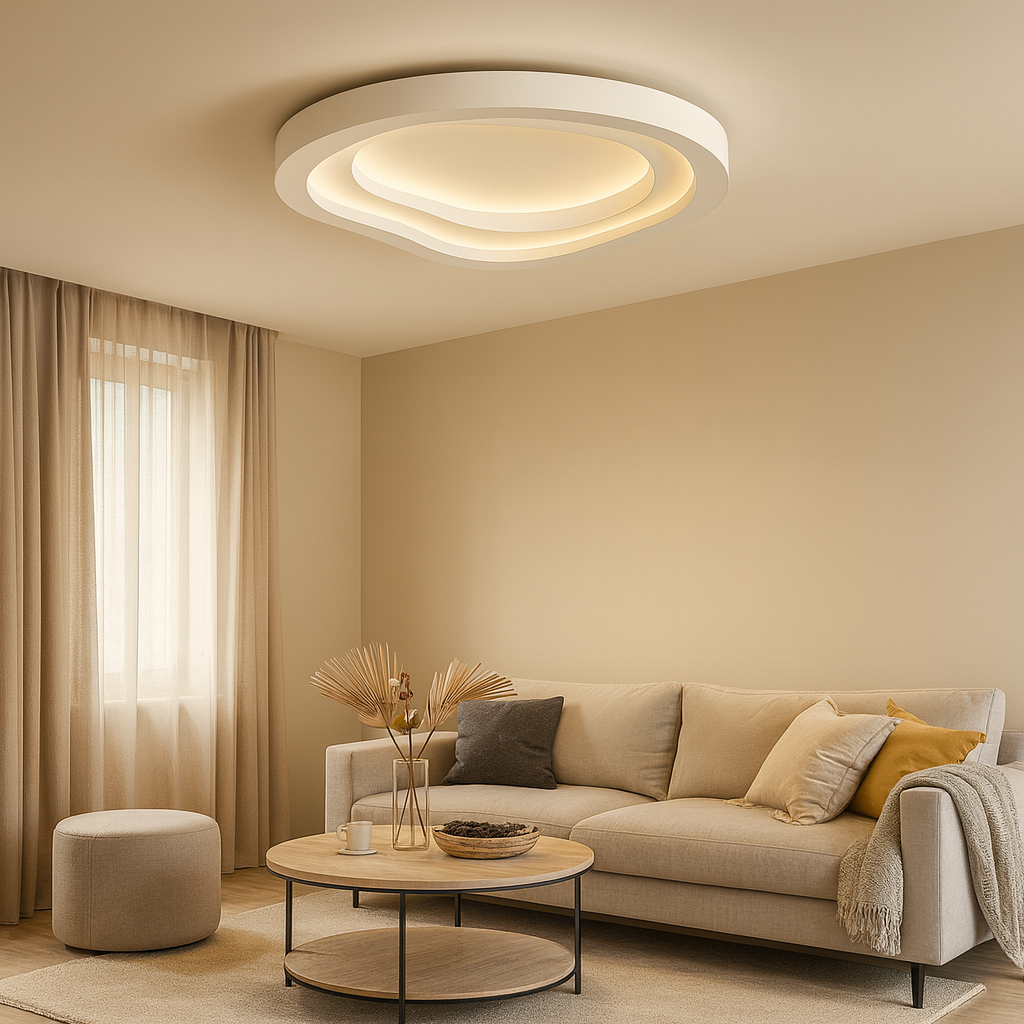 Rippled Ceiling Light