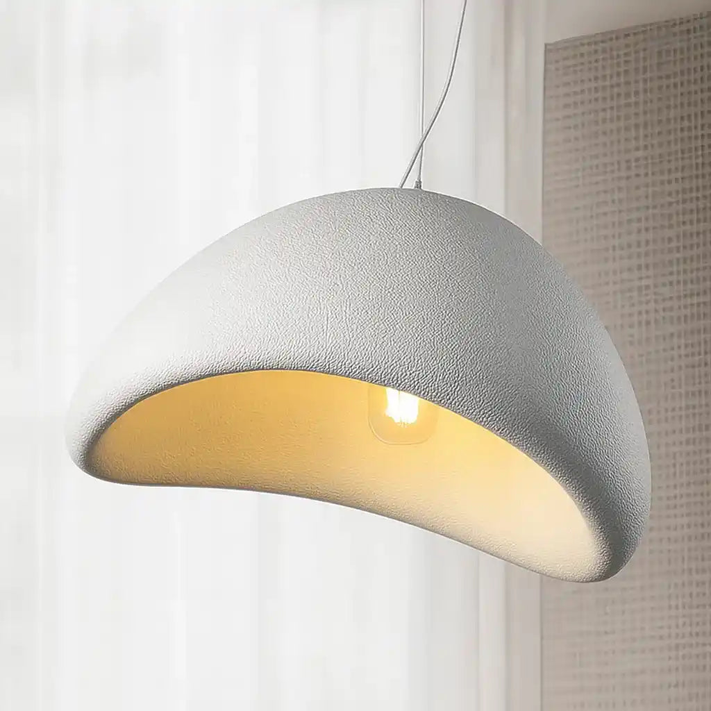 Modern Boho Wabi Sabi Resin Chandelier