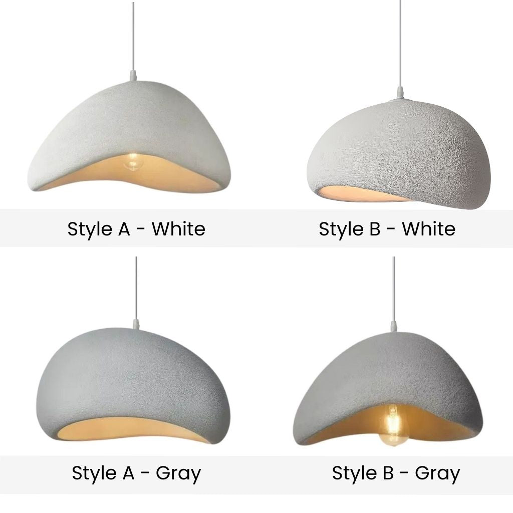 Modern Boho Wabi Sabi Resin Chandelier