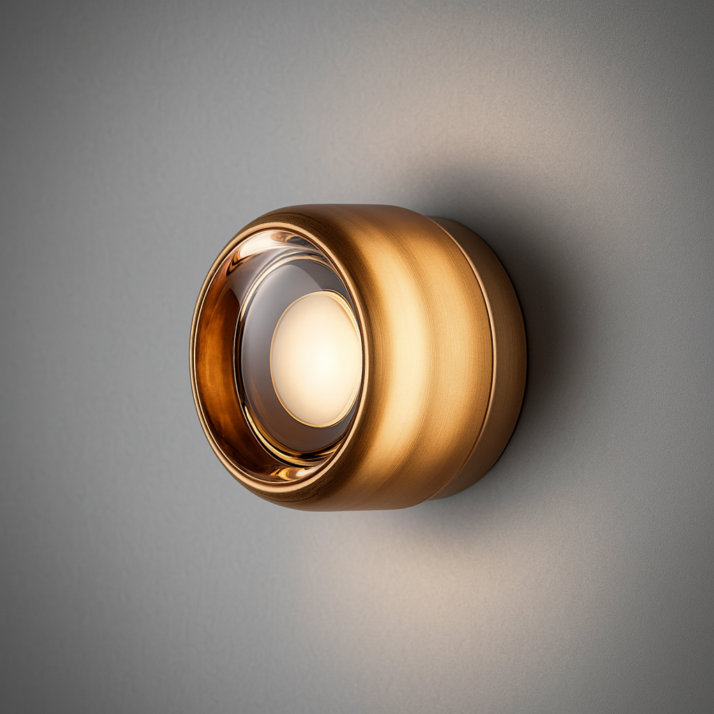 Modern Interior LED Wall Lamp - Amber Jelly Decor