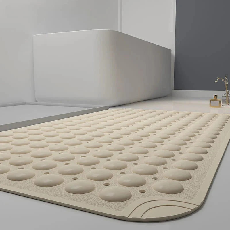 Non-Slip Large Bath Mat with Safety Massage Suction Cups