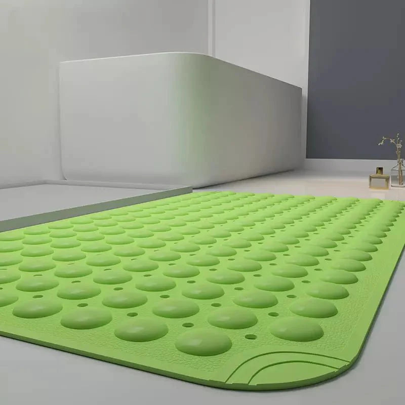 Non-Slip Large Bath Mat with Safety Massage Suction Cups