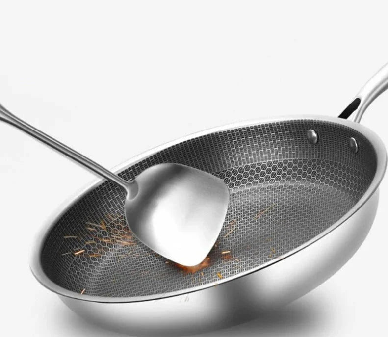 Non-Stick Stainless Steel Frying Pan by Lattea