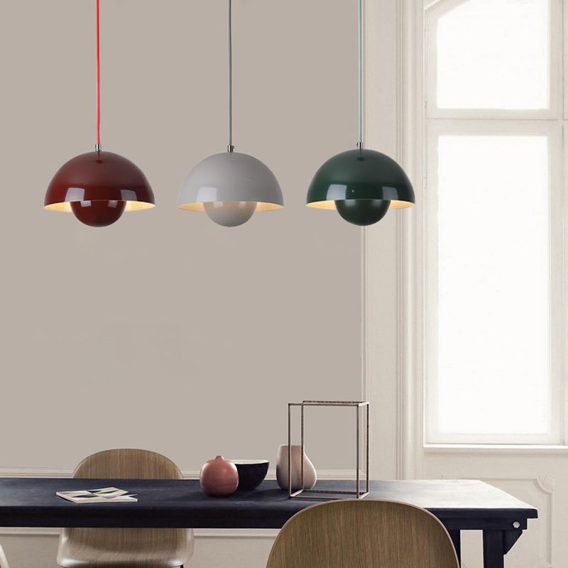 Nordic Colourful Dome Pendant Light