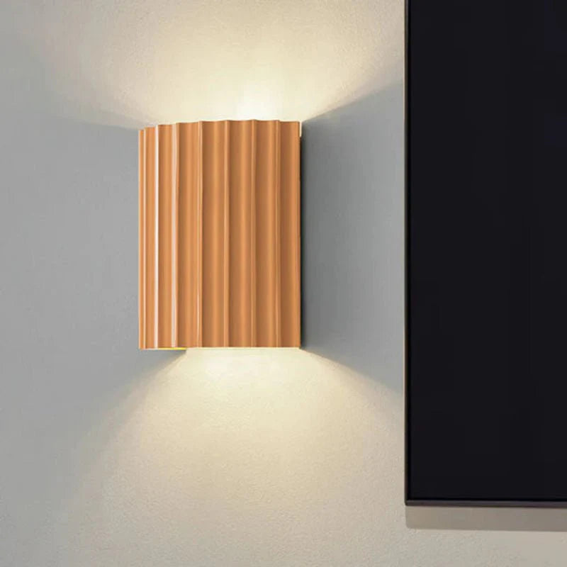 Nordic Minimalist LED Wall Lamp - Macaron Resin