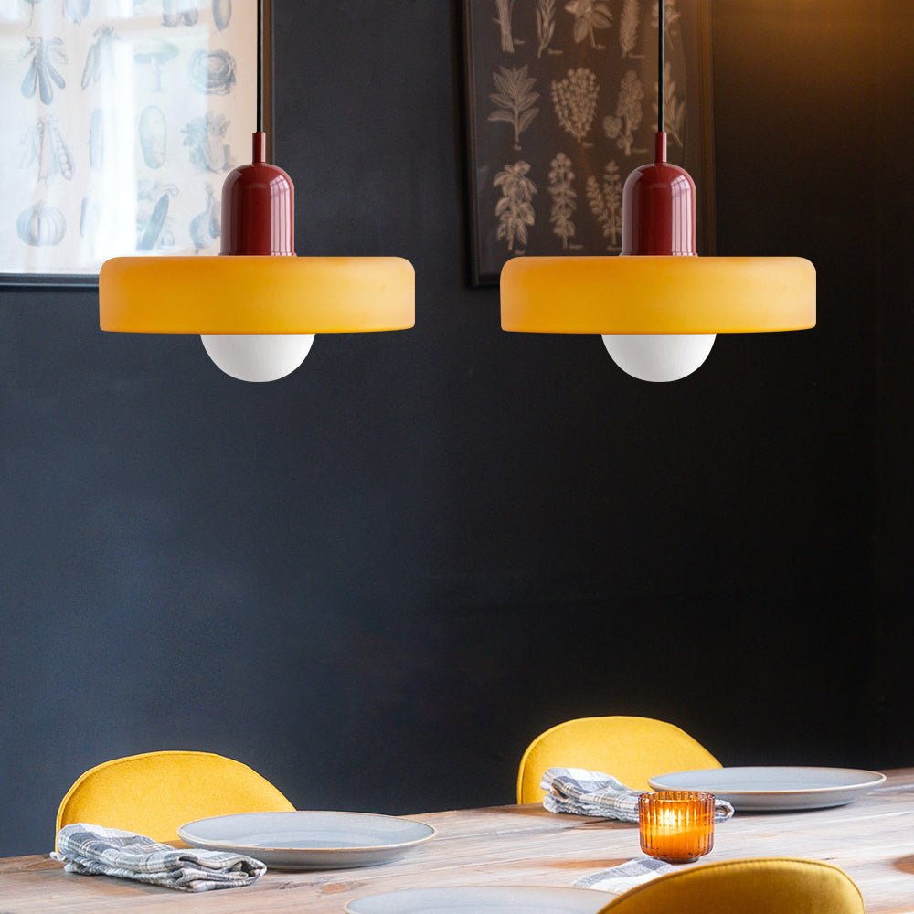 Nordic Retro Glass Pendant Light