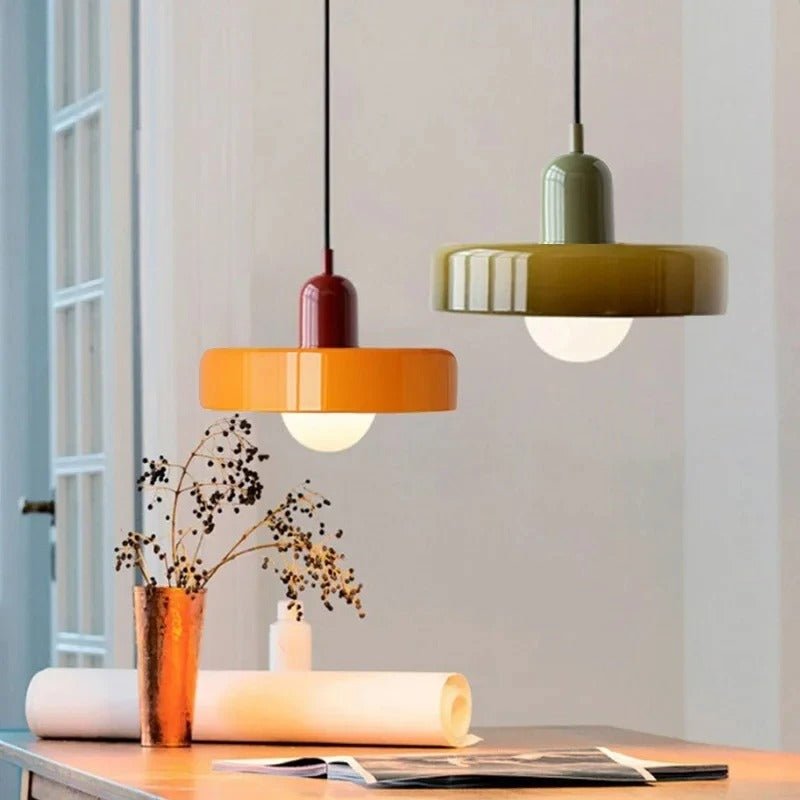 Nordic Retro Glass Pendant Light