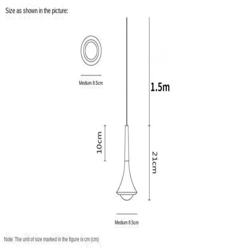 Nordic Water Drop LED Pendant Light