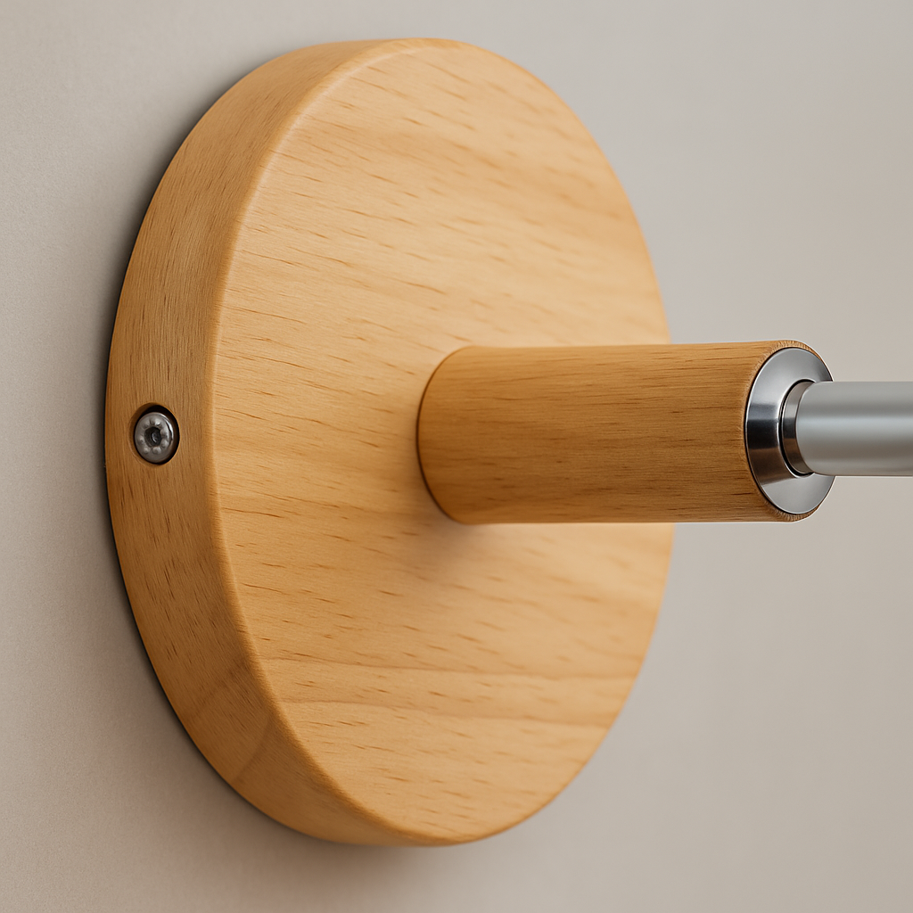 Nordics Wooden Wall Lamp for Bedroom