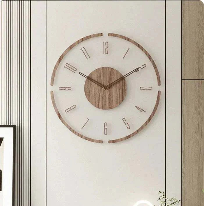 NordWood - Scandinavian Wooden Wall Clock