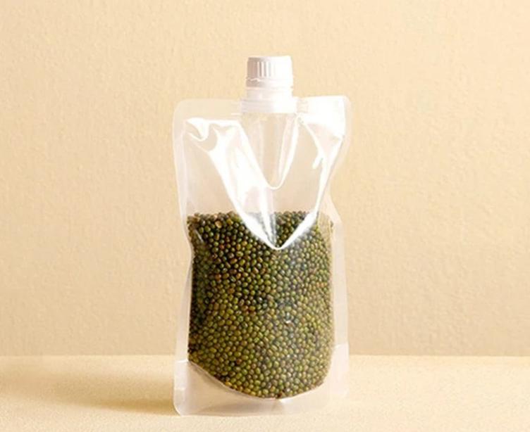 Portable Transparent Grain Storage Bags by Lattea