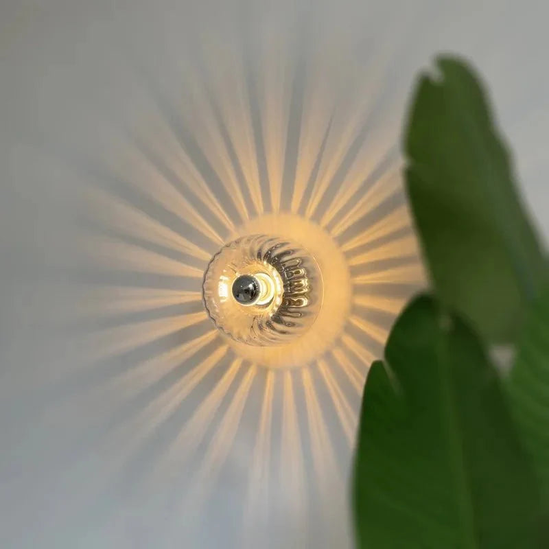 Radiant Bauhaus Glass Wall Lamp