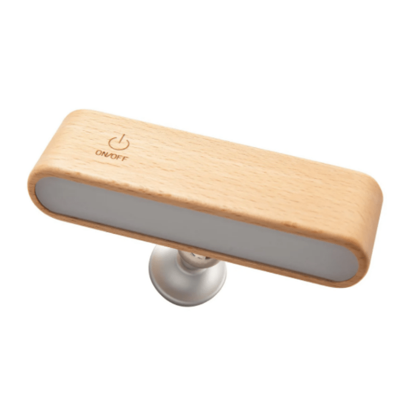 Rechargeable 360° Rotatable Wooden LED Wall Light