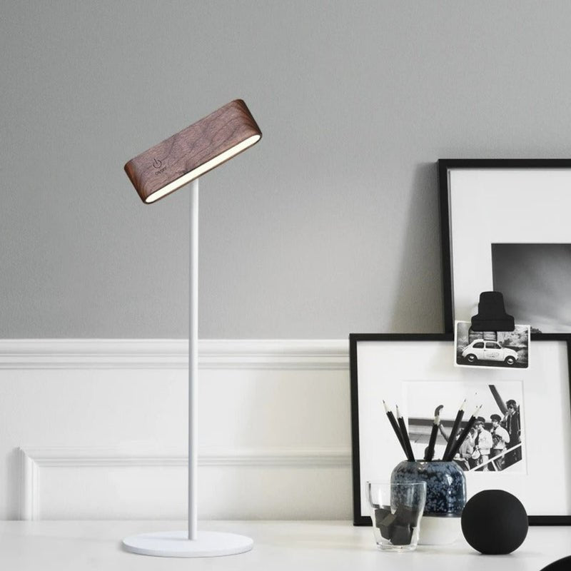 Rechargeable 360° Rotatable Wooden LED Wall Light