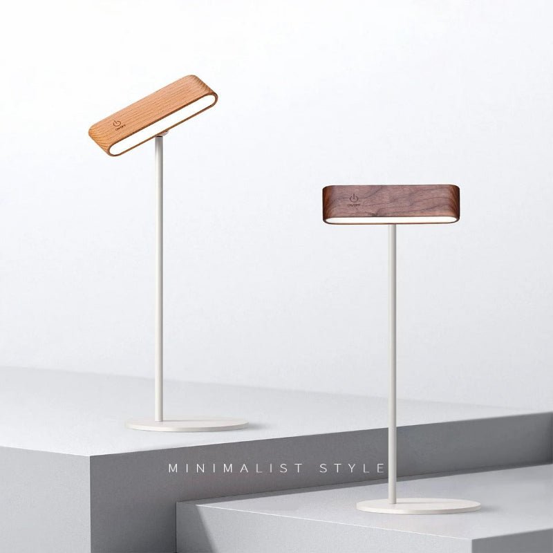 Rechargeable 360° Rotatable Wooden LED Wall Light