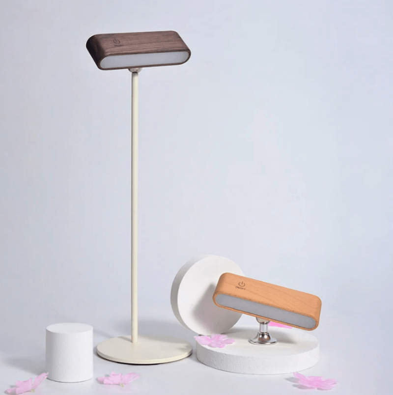 Rechargeable 360° Rotatable Wooden LED Wall Light