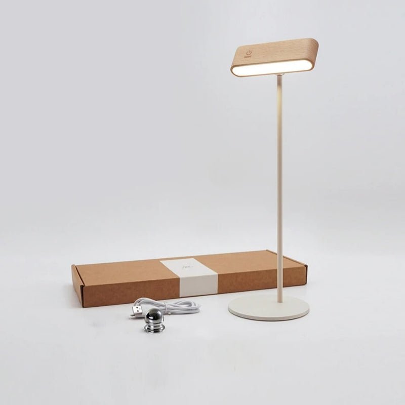 Rechargeable 360° Rotatable Wooden LED Wall Light