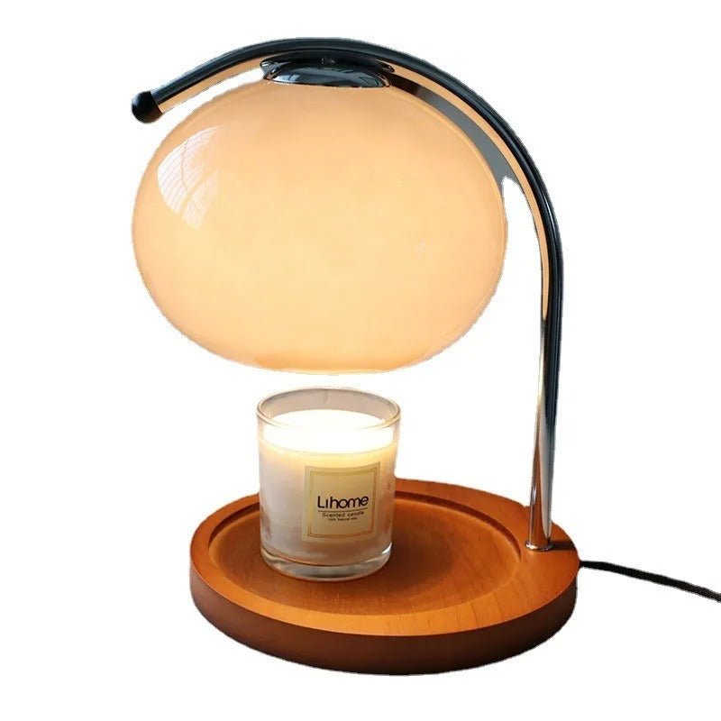 Retro Aromatherapy Candle Warmer and Table Lamp