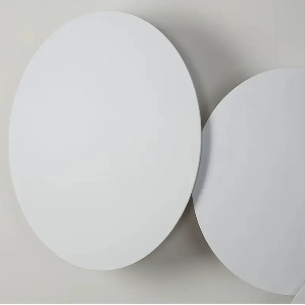 Round Backlit Sconce LED Wall Light for Interiors