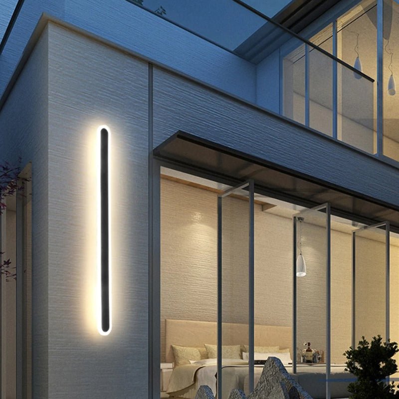 Rounded Edge Aluminium Outdoor Wall Light