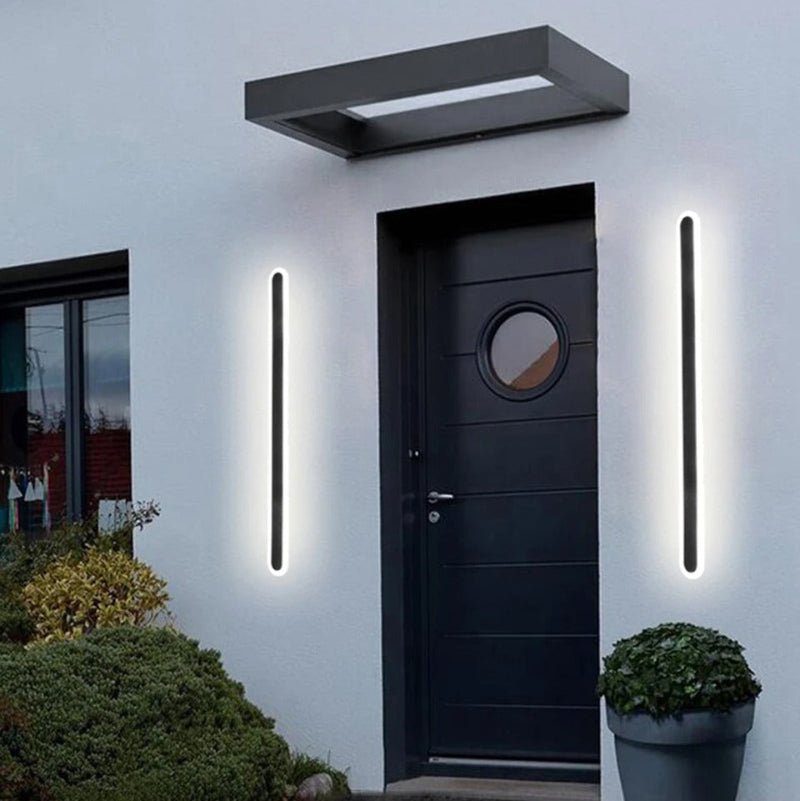 Rounded Edge Aluminium Outdoor Wall Light