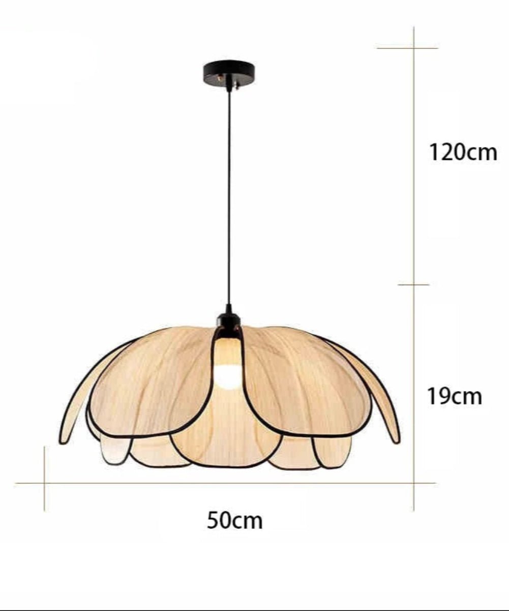 Scandinavian Artisanship Lotus Pendant Light