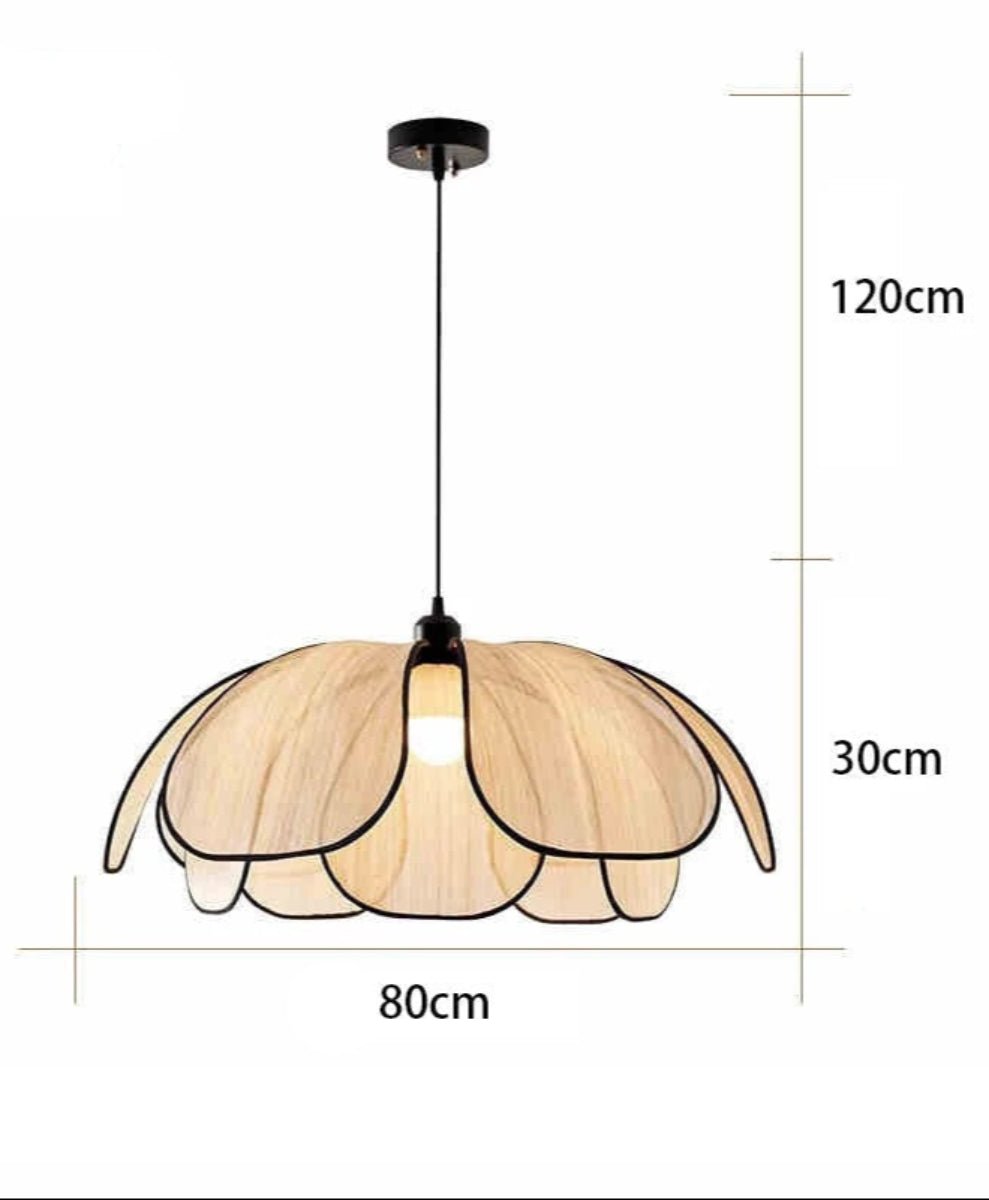 Scandinavian Artisanship Lotus Pendant Light