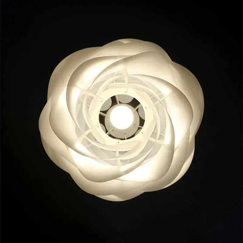 Sculptural Floral Pendant Light