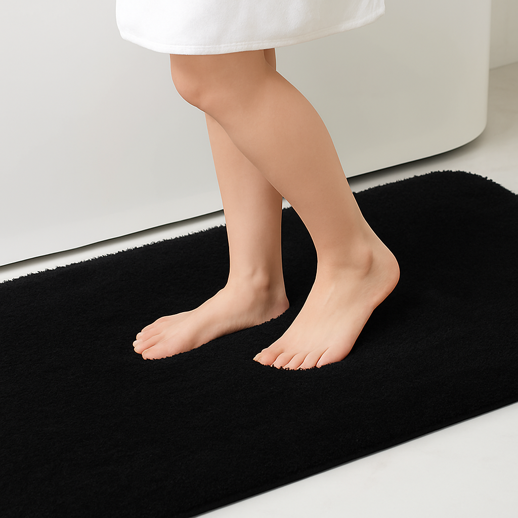 Shaggy Rug - Non-Slip Bath Mat Dry Quickly