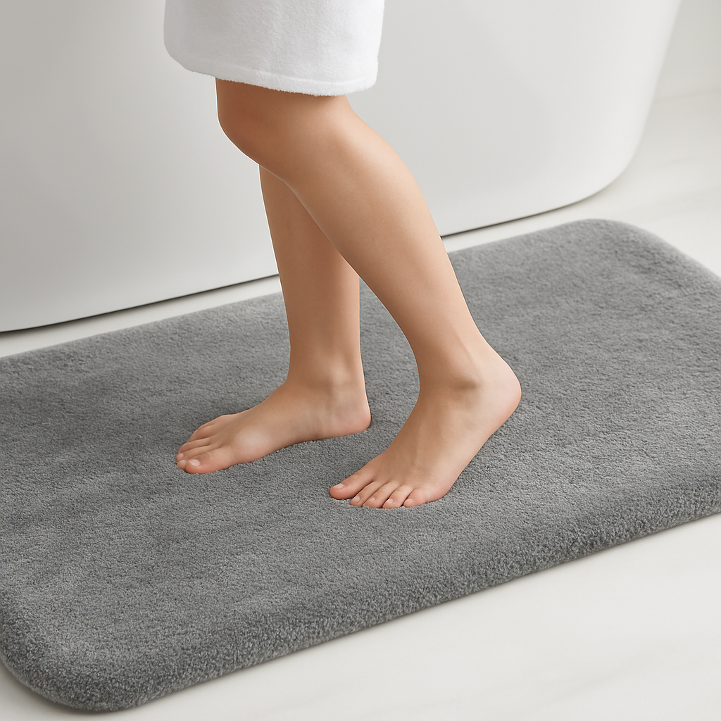 Shaggy Rug - Non-Slip Bath Mat Dry Quickly