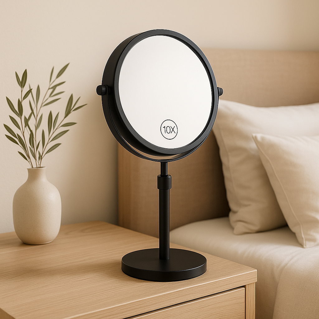 Standing LED Makeup Mirror for Bathroom