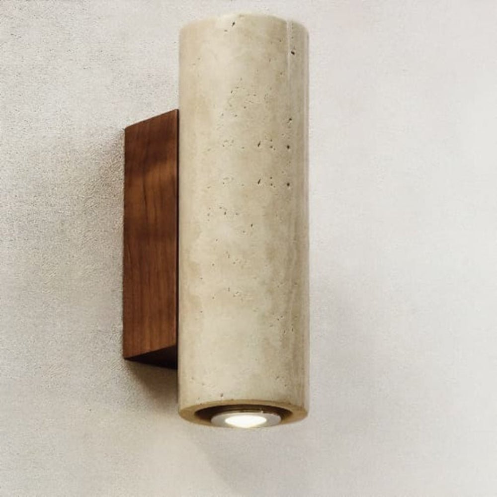StoneShine - Wabi Sabi Travertine Wall Lamp