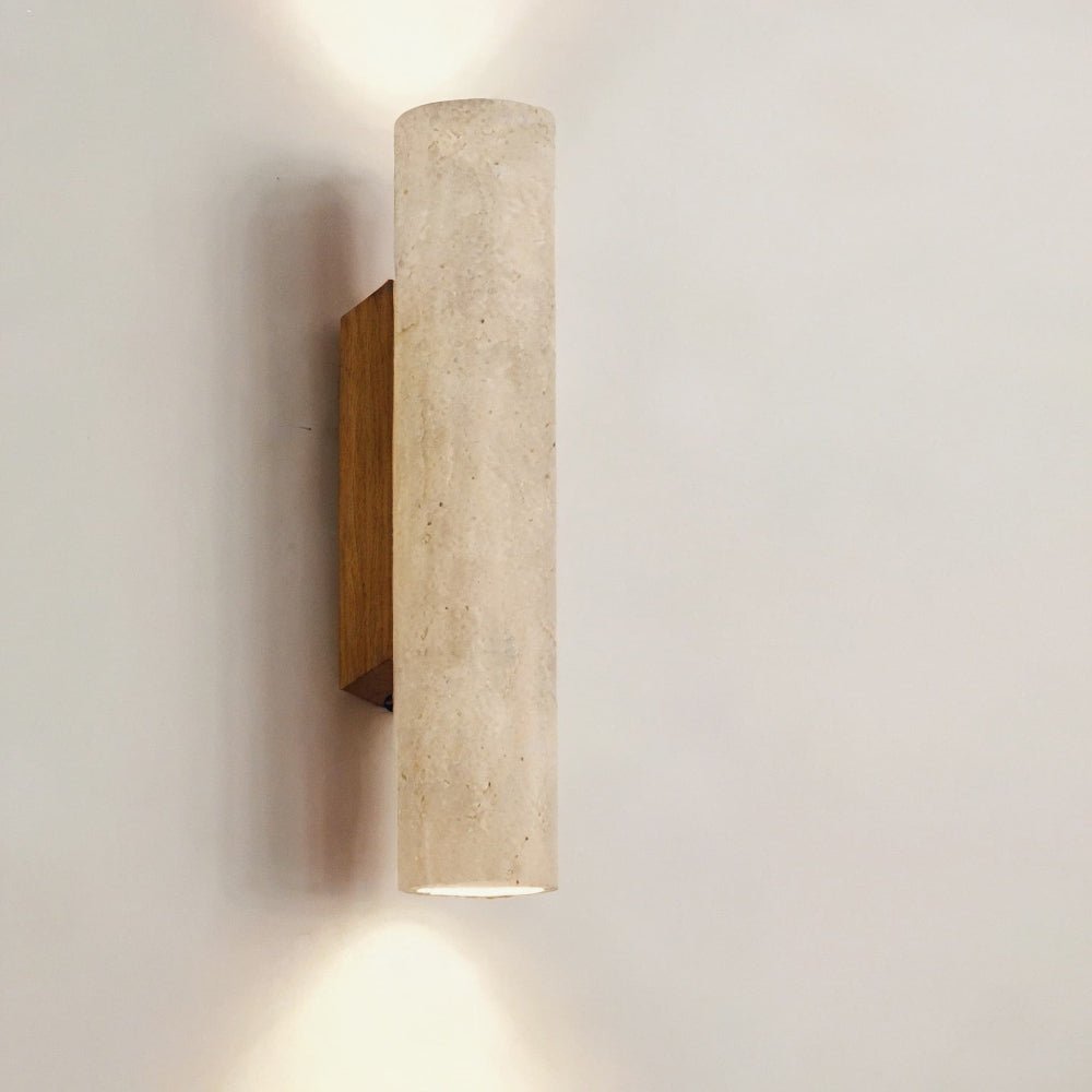 StoneShine - Wabi Sabi Travertine Wall Lamp