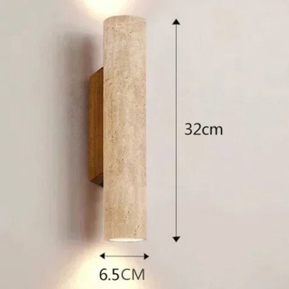 StoneShine - Wabi Sabi Travertine Wall Lamp