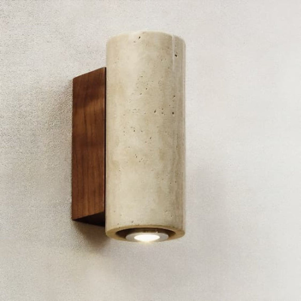 StoneShine - Wabi Sabi Travertine Wall Lamp