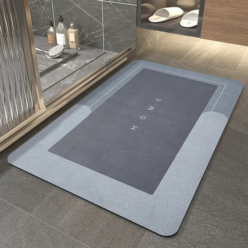 Super Absorbent Quick-Dry Non-Slip Floor Mat for Kitchen and Bathroom