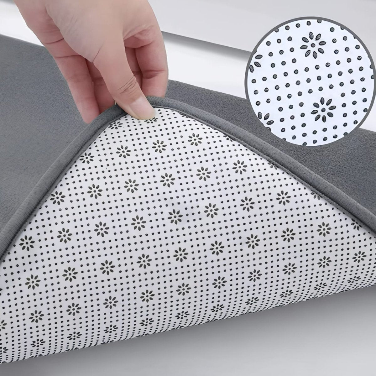 Super Absorbent Velvet Anti-Slip Bath Mat