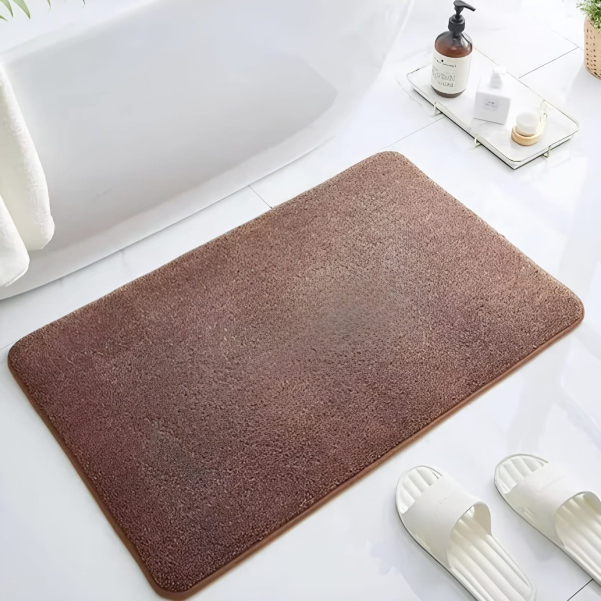 Super Absorbent Velvet Anti-Slip Bath Mat