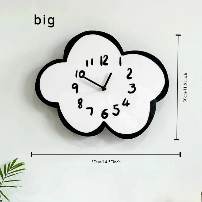 Swaying Cloud Cartoon Decorative Wall Clock